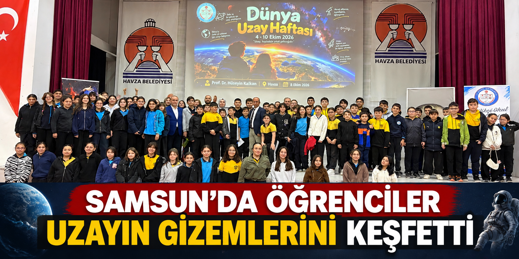 Samsun’da Öğrenciler Uzayın Gizemlerini Keşfetti
