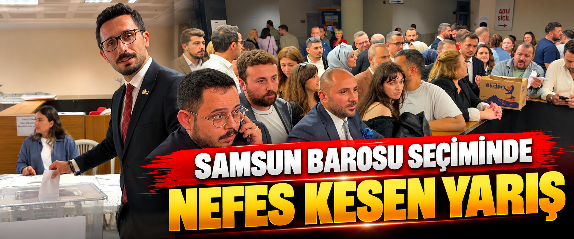 Samsun Barosu Seçiminde Nefes Kesen Yarış