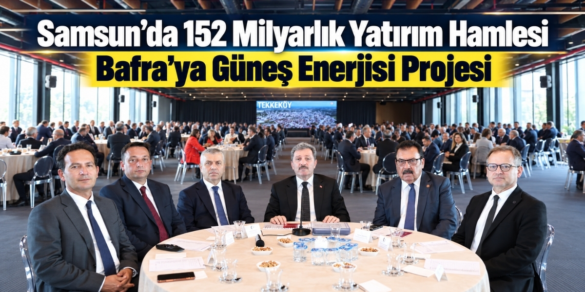 Samsun’da 152 Milyarlık Yatırım Hamlesi Bafra’ya Güneş Enerjisi Projesi