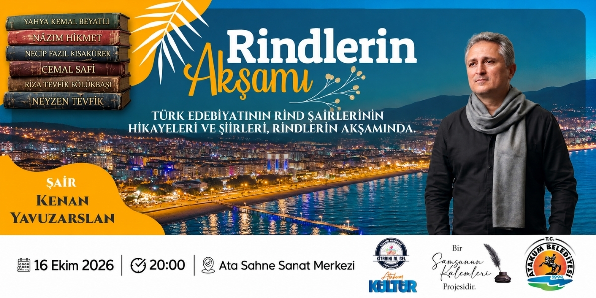 Samsun’da Şiir ve Edebiyat Gecesi