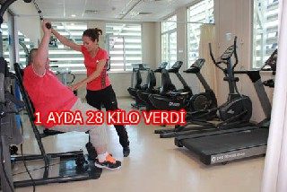 1 AYDA 24 KİLO VERDİ