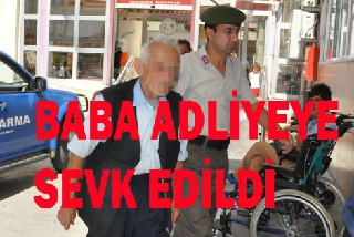 OĞLUNU ÖLDÜREN BABA ADLİYEDE