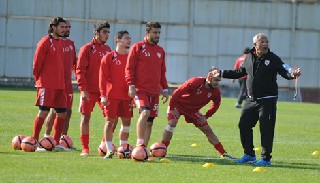 SAMSUNSPOR ŞUT ÇALIŞTI