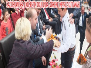 GAZİOSMANPAŞA OKULUNDA GÖRKEMLİ NEVRUZ KUTLAMASI