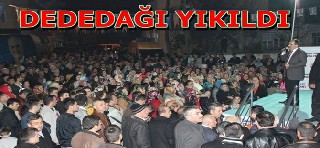 BAŞKAN ZİHNİ ŞAHİN: HEMŞEHRİLERİM HİZMET HUZUR VE İSTİKRAR İSTİYOR