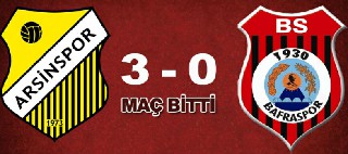 ARSİN SPOR 3-0 1930 BAFRA SPOR