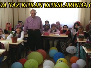 BAFRA’DA YAZ KUR’AN KURSLARINDA COŞKU