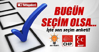 BUGÜN SEÇİM OLSA...