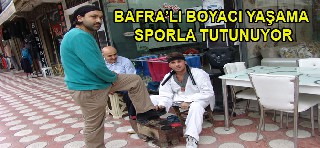 BAFRALI BOYACI YAŞAMA SPORLA TUTUNUYOR