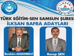 BAFRA TÜRK EĞİTİM-SEN İLKSAN ADAYLARINI AÇIKLADI