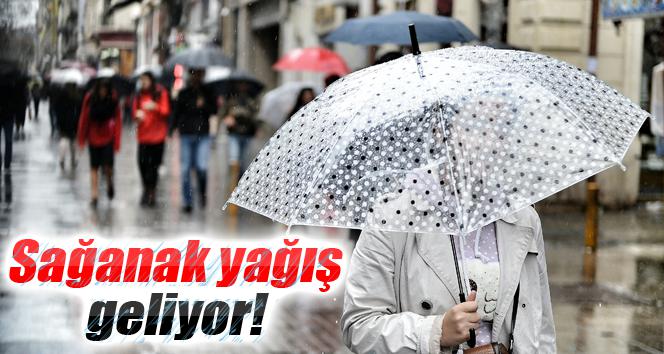 Sağanak yağış geliyor