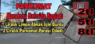 1 LİRALIK LİMON  İÇİN 2 LİRA PARK ÜCRETİ