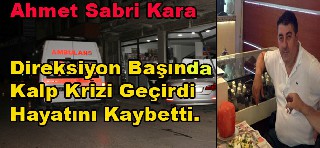 KALP KRİZİ GEÇİREN SÜRÜCÜ DÜKKANA DALDI