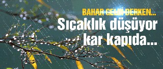 Hava durumu sıcaklık düşüyor kar kapıda!