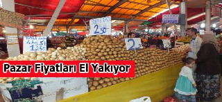 BAFRA KAPALI PAZAR EL YAKIYOR