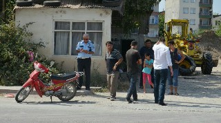 Bafra,da kaza 1 yaralı