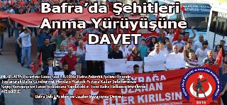 Bafra Şehitler İçin Yürüyecek!