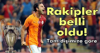 Galatasaray’ın rakipleri belli oldu