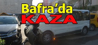 BAFRA'DA KAZA: 2 YARALI