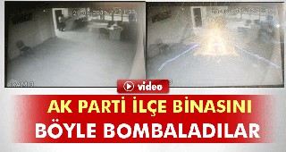 AK Parti ilçe binasına böyle saldırdılar