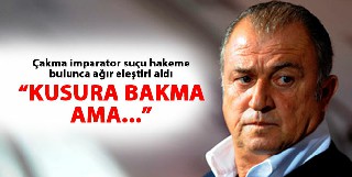 Terim faturayı hakem kesti. Demirkol kusura bakma dedi.