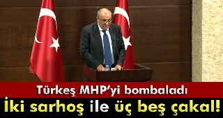 Bana saldıranlar iki sarhoş üç beş çakal!