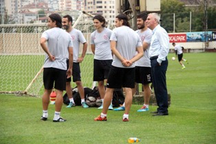 Samsunspor çalışıyor.