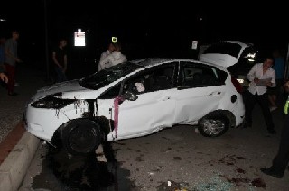 Canik'de Düğün Dönüşü Kaza: 2 Yaralı