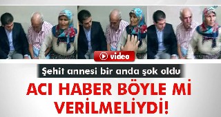 Şehidin ailesine acı haber böyle verildi