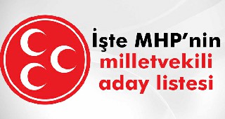 MHP Aday listesi açıklandı