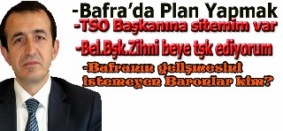 Elmas'dan Bafralı yöneticilere sitem