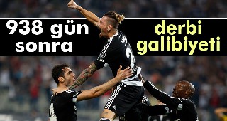 Beşiktaş 938 gün sonra derbi kazandı