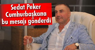 Sedat Peker'den Cumhurbaşkanı Erdoğan'a destek