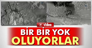 PKK'lılar bir bir böyle yok oluyor!