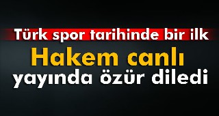 Deniz Çoban maç sonrası özür diledi