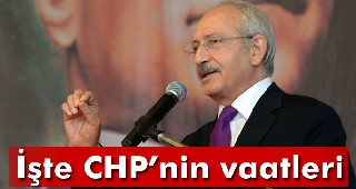 CHP seçim bildirgesini açıklıyor