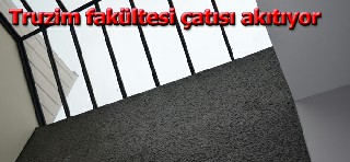 Turizm Fakültesi`nde doğal havuz