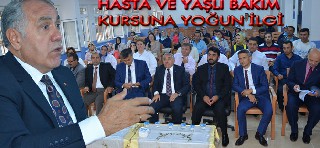 HASTA VE YAŞLI BAKIM KURSUNA YOĞUN İLGİ