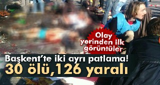 Ankara,da korkunç patlama