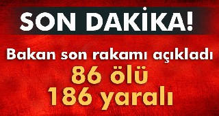 Ankarada patlamada ölü sayısı 86 olarak açiklandı