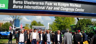 BURSA TARIM VE HAYANCILIK FUARINI BAFRA’LI ÇİFTÇİLER GEZDİ