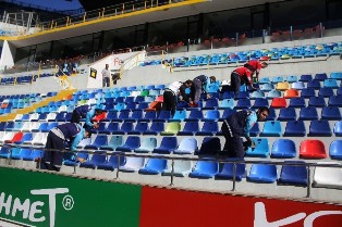 Kadir HAS Stadı Fenerbahçe Maçına Hazırlanıyor