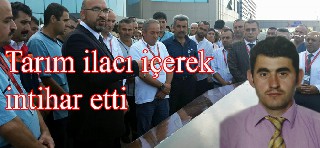 Tarım ilacı içerek intihar etti