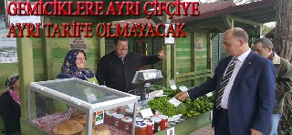 "Gemiciklere ayrı çiftciye ayrı tarife olmayacak"