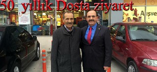 ESKİ BELEDİYE BAŞKANI HASAN ARSLAN’A ZİYARET