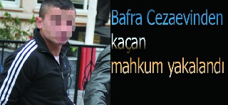 Bafra Cezaevinden Kaçan Genç Yakalandı