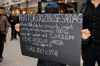 Öldürülen Kadınlar İçin Gözü Kapalı Eylem