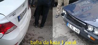 Bafra`da kaza