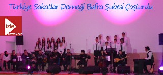 Türkiye Sakatlar Derneği Bafra Şubesi`nden Halk Müziği Konseri