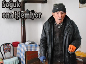 99 Yaşında soğuğa meydan okuyan adam